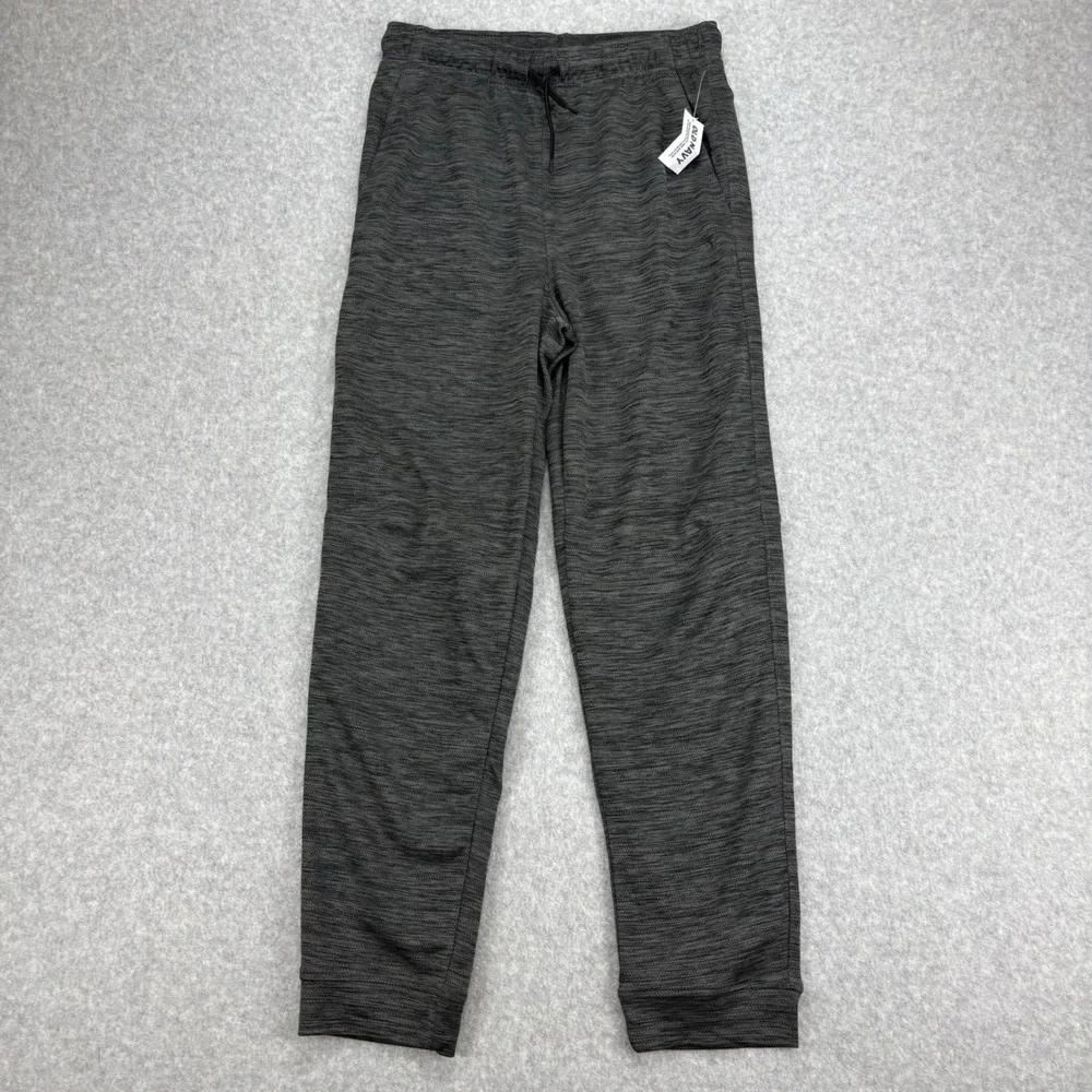 Old Navy Jogger Pants Boys XL Gray Go-Dry Cool Activewear Sporty Comfortable
